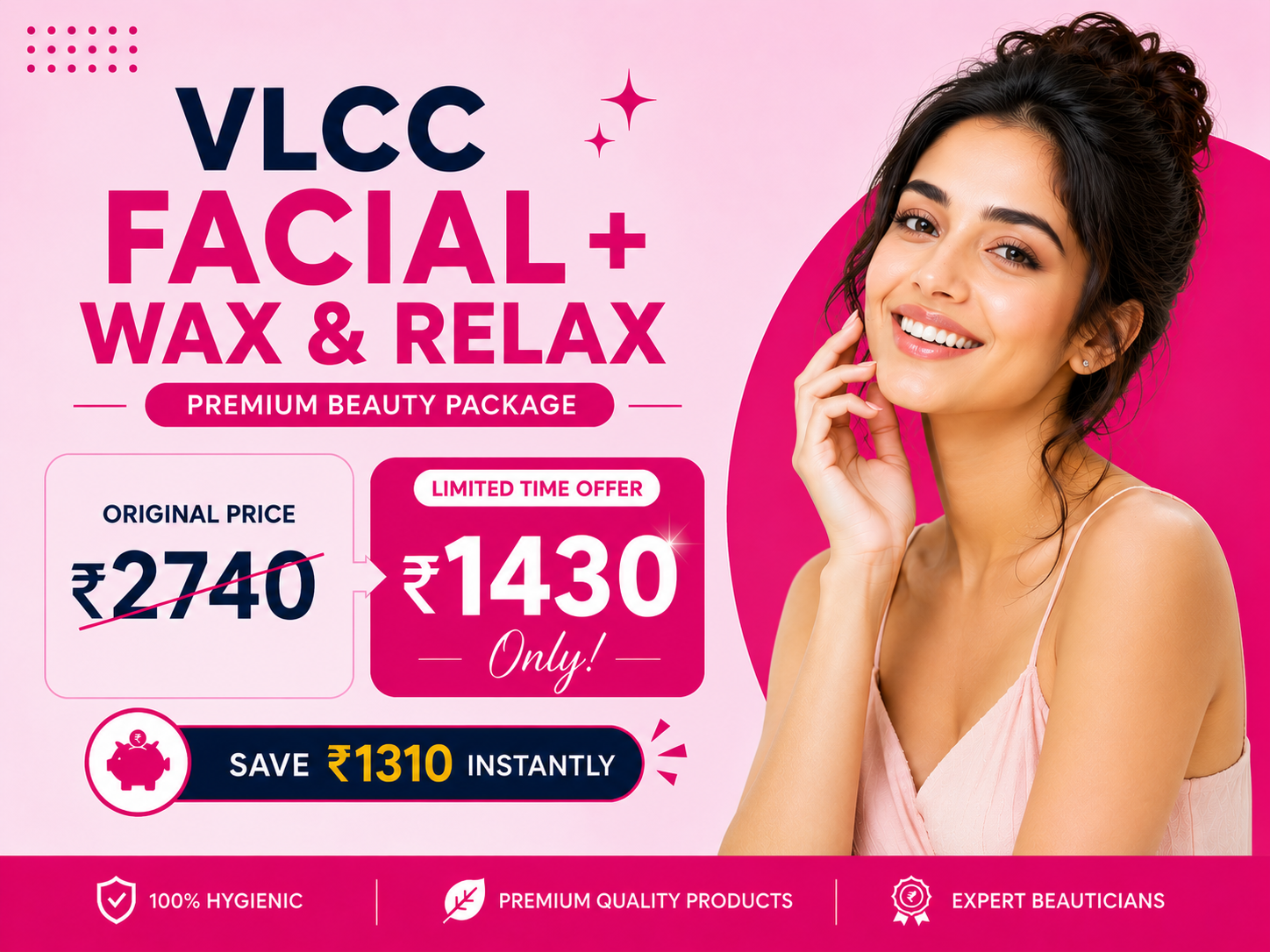 VLCC Facial + Wax & Relax